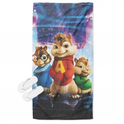 Prosop de plajă pentru copii Alvin și veverițele - Alvin and the Chipmunks