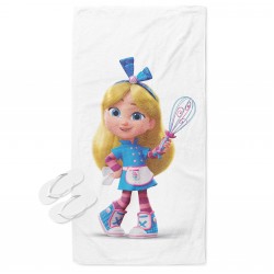 3D Prosop de plajă Alice în Cofetăria Minunilor - Alice's Wonderland Bakery