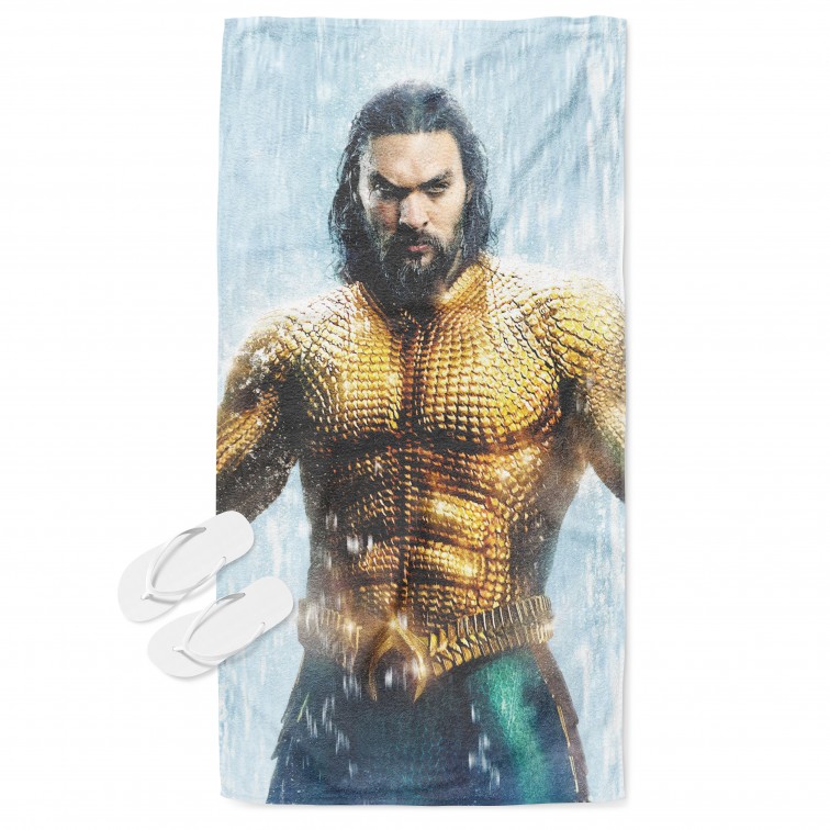 Prosop de plajă pentru copii Aquaman Prosop de plajă pentru copii Aquaman