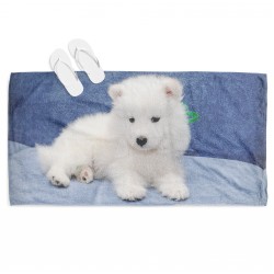 Prosop de plajă Baby Samoyed