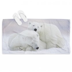 Prosop de plajă Urși polari - White Bears
