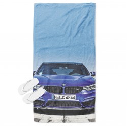 Prosop de plajă cu automobil BMW Blue