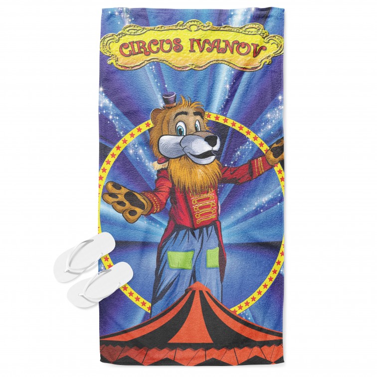 Prosop de plajă spectaculos Circul Ianov - Circus Ivanov