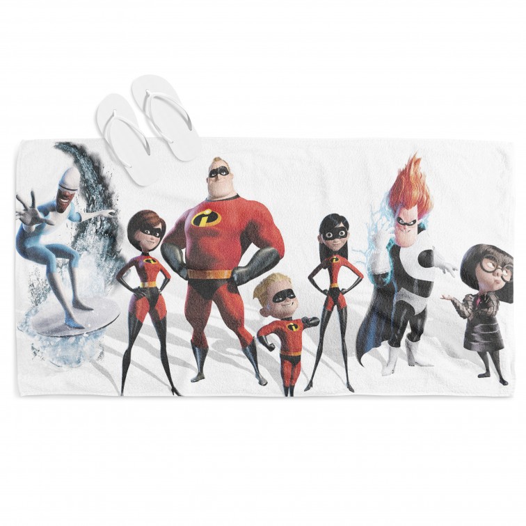Prosop de plajă pentru copii Incredibilii - Incredibles