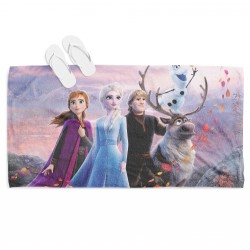Prosop de plajă pentru copii Regatul de Gheață 2 - Frozen 2