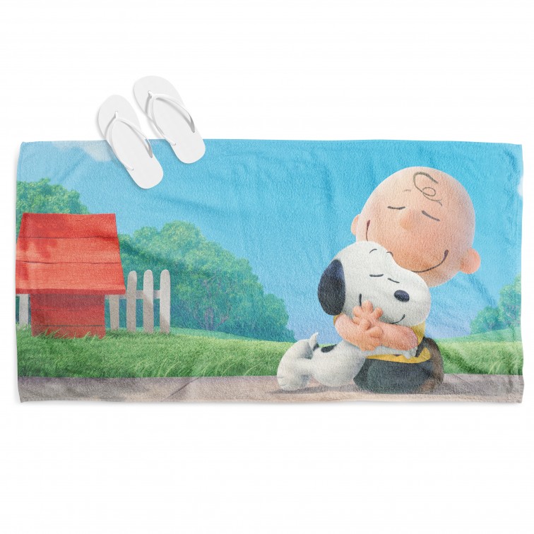 Prosop de plajă pentru copii The Peanuts Love