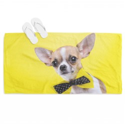 Prosop de plajă adorabil Câine Chihuahua - Dog Chihuahua