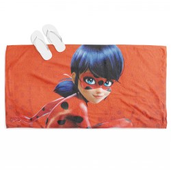 Prosop de plajă Buburuza și Motan Noir - Miraculous Ladybug