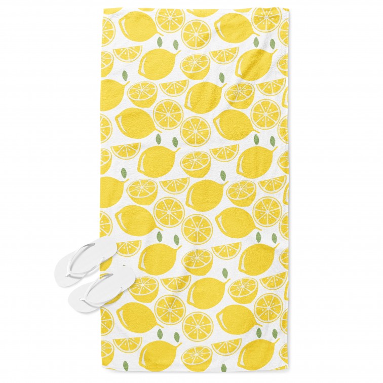 Prosop de plaja Lămâi - Lemons Prosop de plaja Lămâi - Lemons