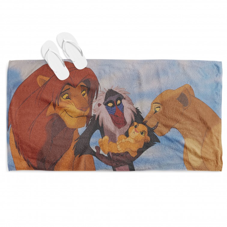 3D Prosop de plajă Lion King 3D Prosop de plajă Lion King