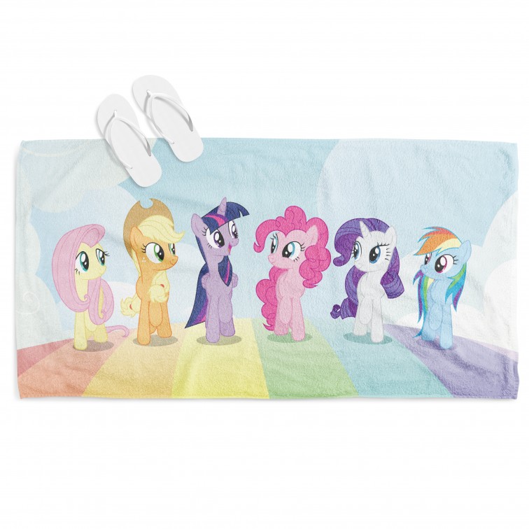3D Prosop de plajă Little Pony Rainbow 3D Prosop de plajă Little Pony Rainbow