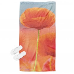 Prosop de plajă Poppies
