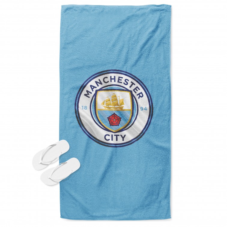 Prosop de plajă - Manchester city logo