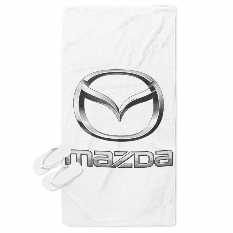 3D Prosop de plajă Mazda Logo