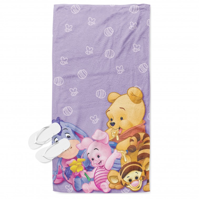 Prosop de plajă pentru copii Winnie de Pluș - Winnnie The Pooh