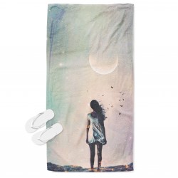 Prosop de plajă Girl In The Night