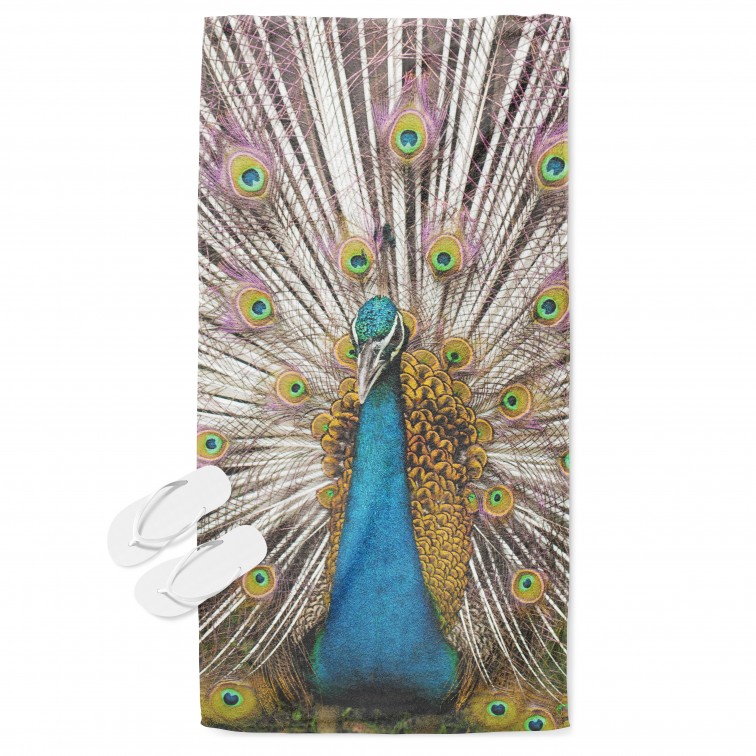 Prosop de plajă Paun - Peacock