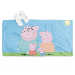 Prosop de plajă 3D Purcelușa Peppa - Peppa Pig