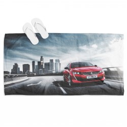 Prosop de plajă Peugeot Red