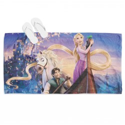 Prosop de plajă pentru copii Rapunzel And Flynn
