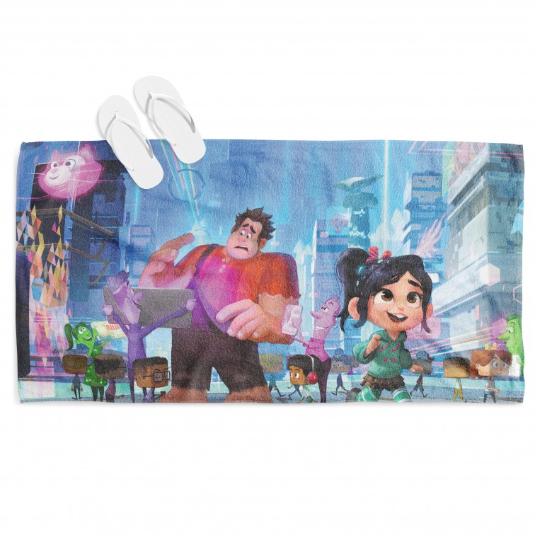 Prosop de plajă Ralph Strică-Tot - Wreck it Ralph