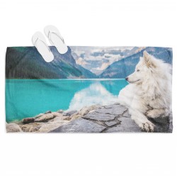 Prosop de plajă Samoyed