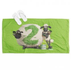 Prosop de plajă 3D Mielul Shaun - Shaun The Sheep