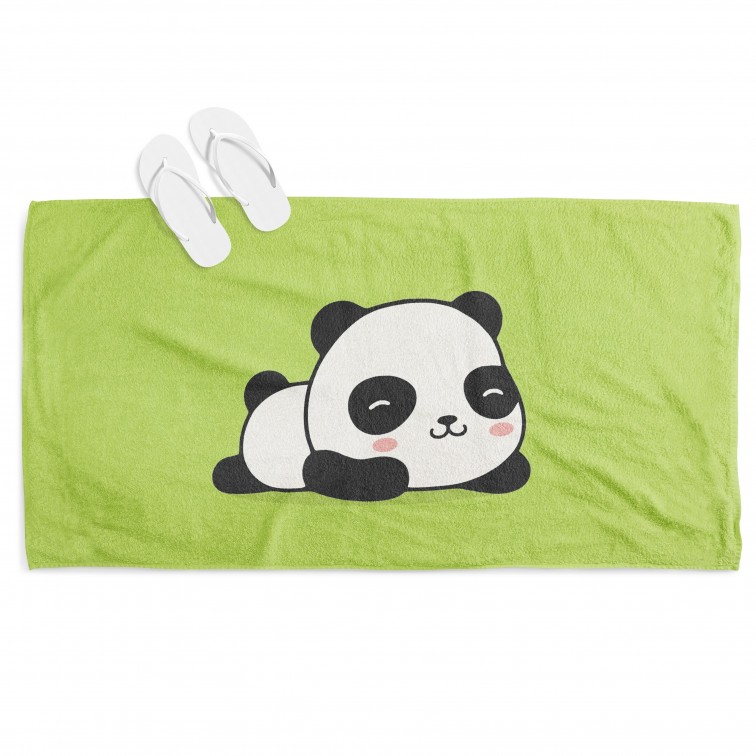 Prosop de plaja Sweet Panda