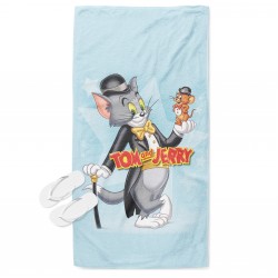Prosop de plajă Tom și Jerry Blue