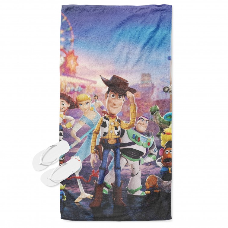 Prosop de plajă pentru copii Povestea jucăriilor - Toy Story