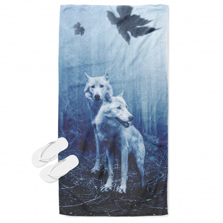 Prosop de plajă Lupi - Wolfs Prosop de plajă Lupi - Wolfs