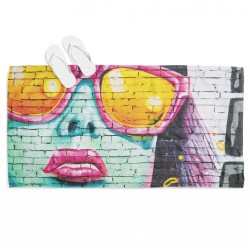 3D Prosop de plajă Wall Art