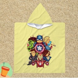 Poncho pentru copii Răzbunătorii - Avengers Cartoon