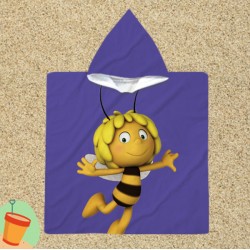 Poncho cu gluga pentru copii Albinuța Maya - Maya The Bee