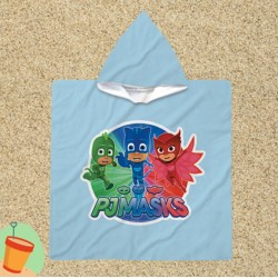 Poncho pentru copii Eroii în pijama - PJ Masks