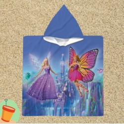Poncho cu gluga pentru copii Fairy Princesses