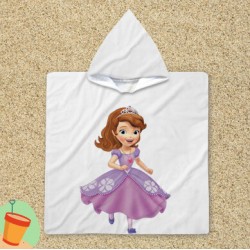 Poncho cu gluga pentru copii Sofia Întâi - Princess Sofia
