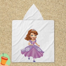 Poncho cu gluga pentru copii Sofia Întâi - Princess Sofia