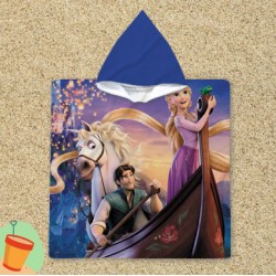 Poncho cu gluga pentru copii Rapunzel And Flynn