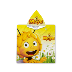 Poncho cu gluga pentru copii - Albinuța Maya