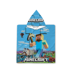 Poncho cu gluga pentru copii - Minecraft 2