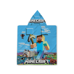 Poncho cu gluga pentru copii - Minecraft 2