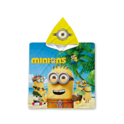 Poncho pentru copii Minions Beach