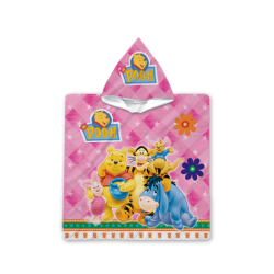 Poncho pentru copii Winnie de Pluș - Winnie the Pooh pink