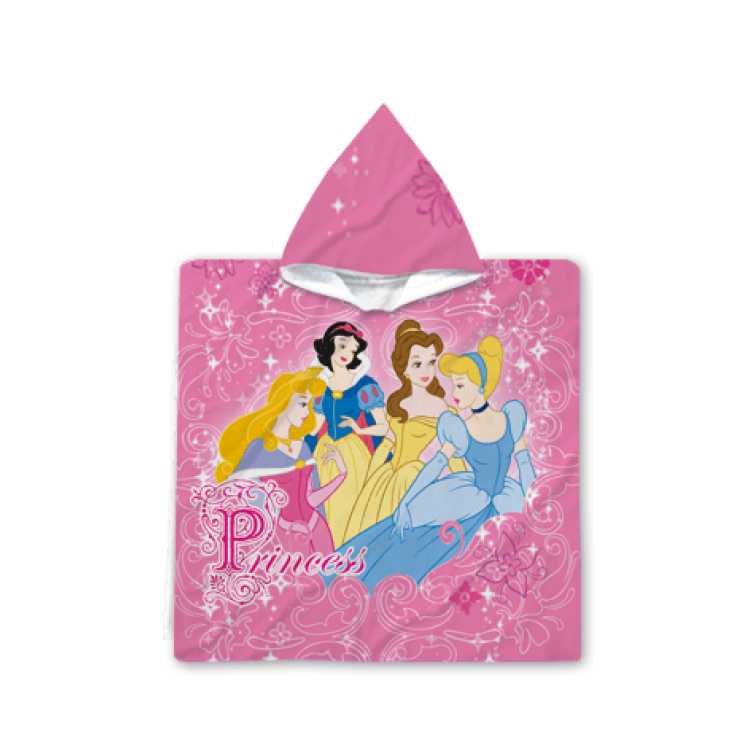 Poncho cu gluga pentru copii - Princess