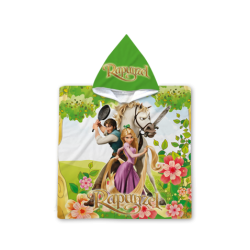 Poncho pentru copii Rapunzel