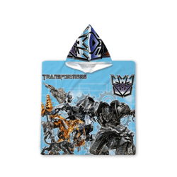 Poncho cu gluga pentru copii - Transformers