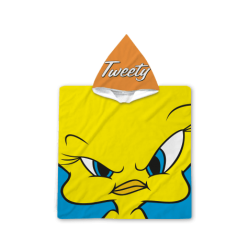 Poncho cu gluga pentru copii - Tweety