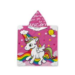 Poncho pentru copii Unicorn
