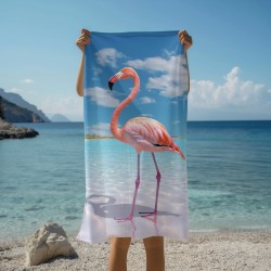 Prosop de plajă Flamingo